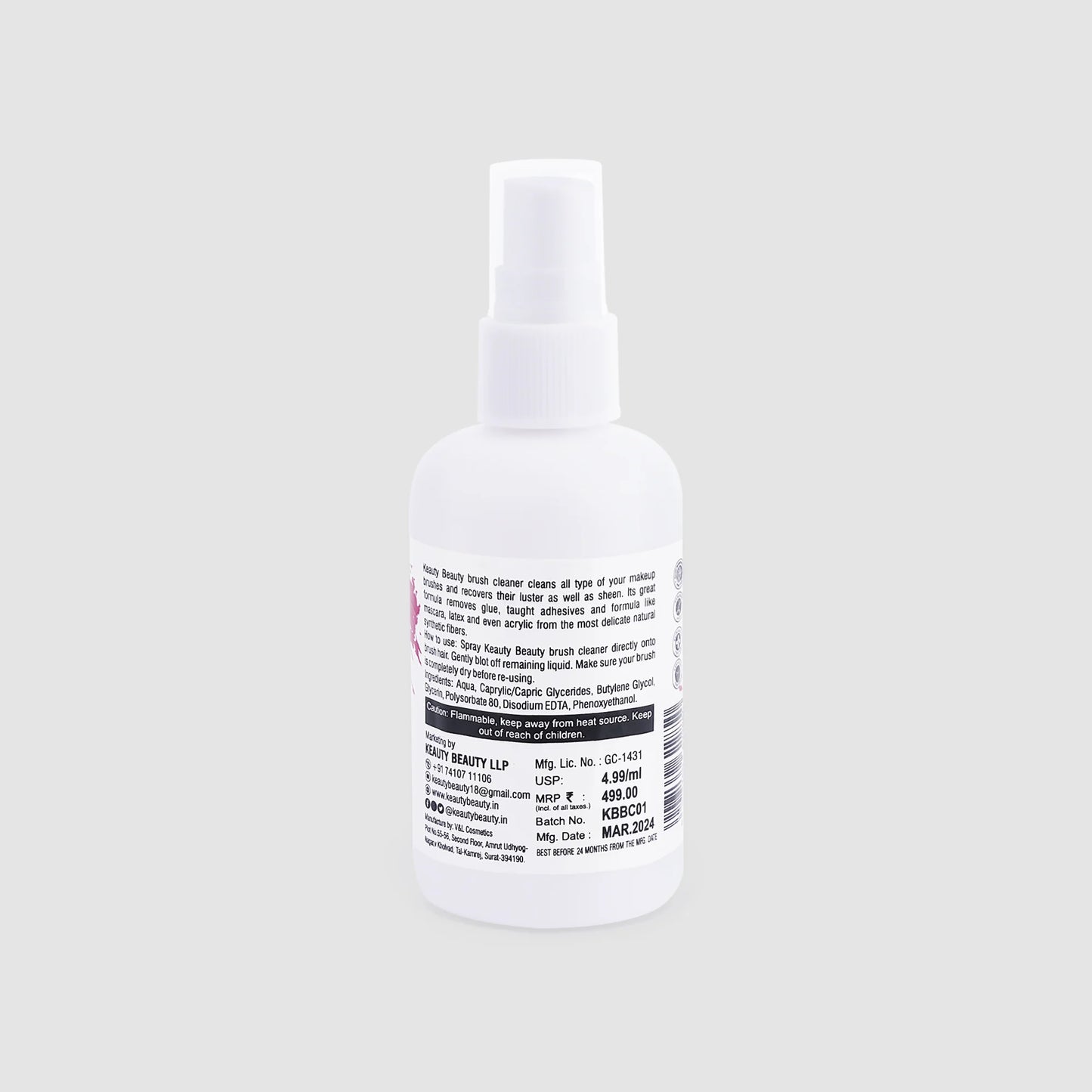 KEAUTY BEAUTY BRUSH CLEANSER