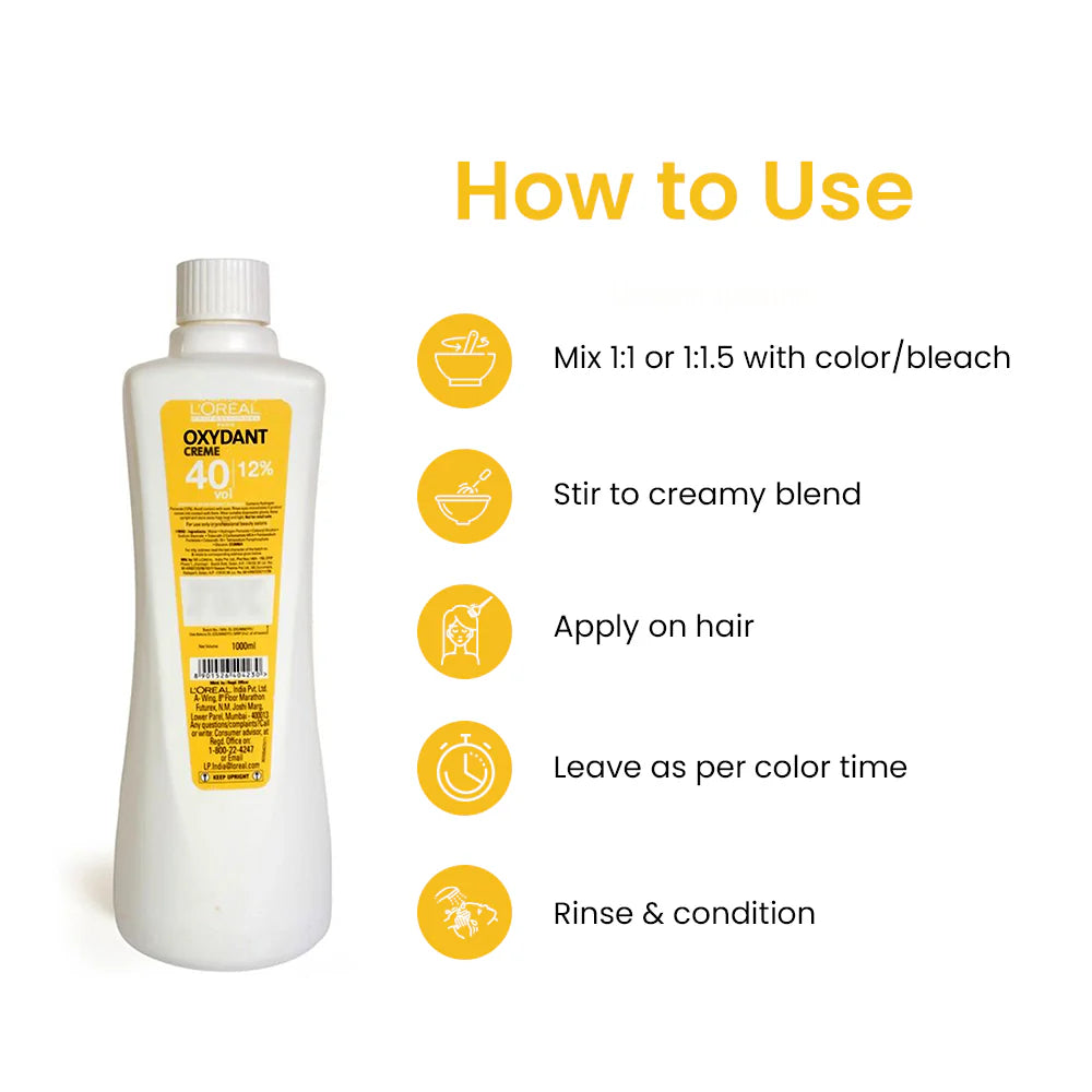 L'Oreal OREOR DEVELOPER 40 VOL 1000ML