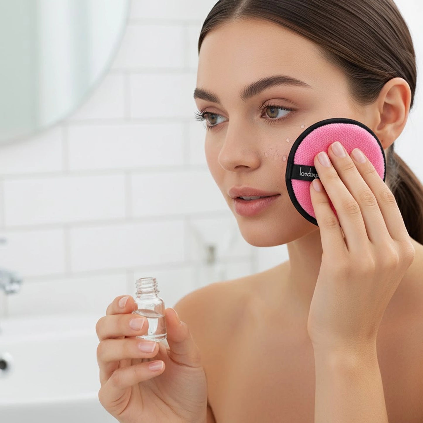 London Prime Reusable Makeup Remover Pad Pro - Baby Pink