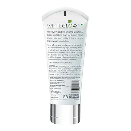 LOTUS HERBAL WHITEGLOW Yogurt Skin Whitening & Brightening Masque (80 g)