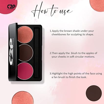 C2P BASIC TRIO 2 (BLUSHER - CONTOUR - HIGHLIGHTER)