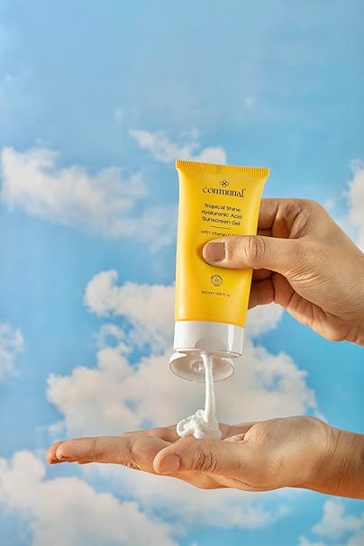 COMMUNAL TROPICALSHINEHYALURONIC ACID SUNSCREEN GEL 50ML