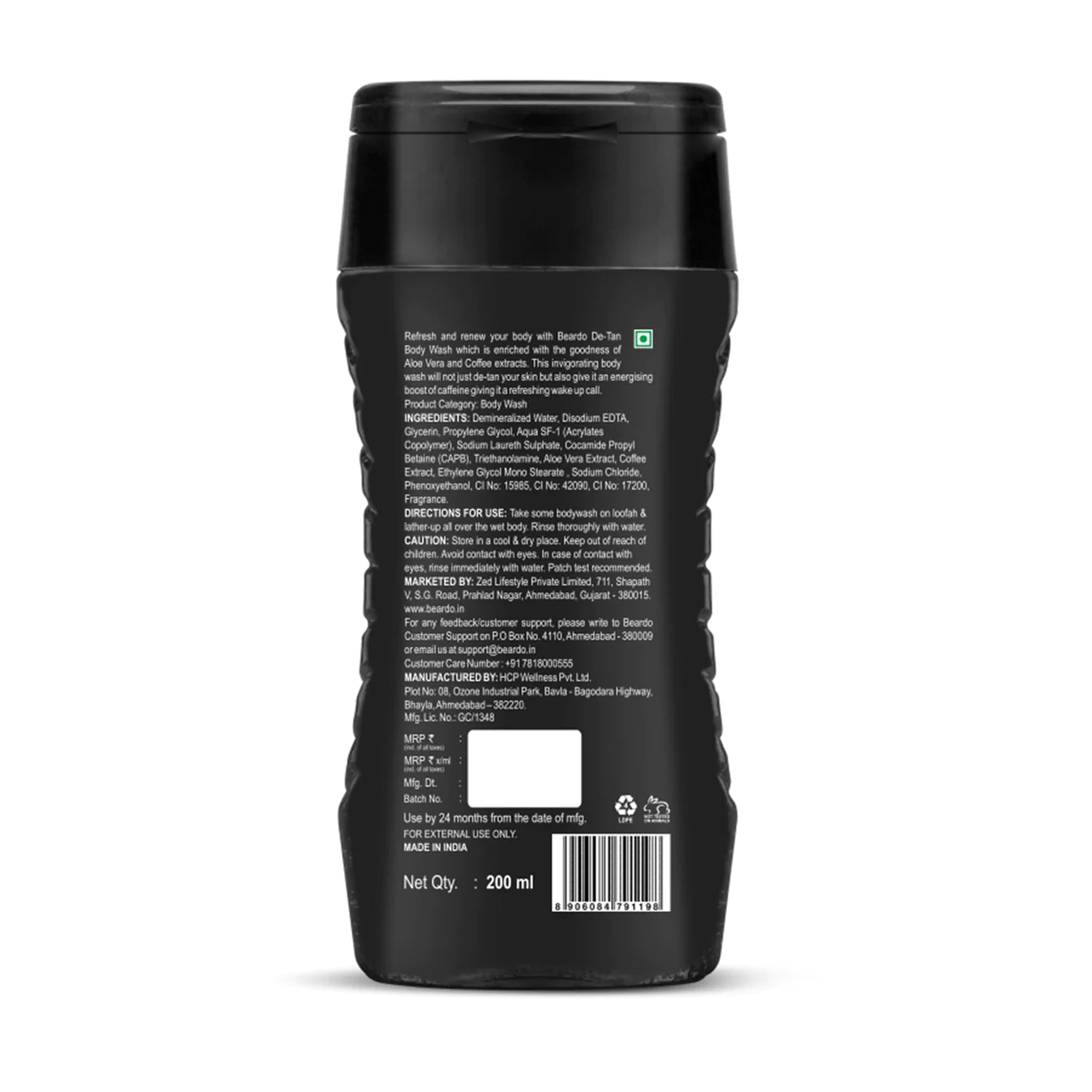 Beardo De-Tan Bodywash for Men 200ml