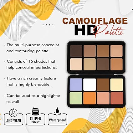 FOREVER 52 16 Color Camouflage HD Palette - CHP001