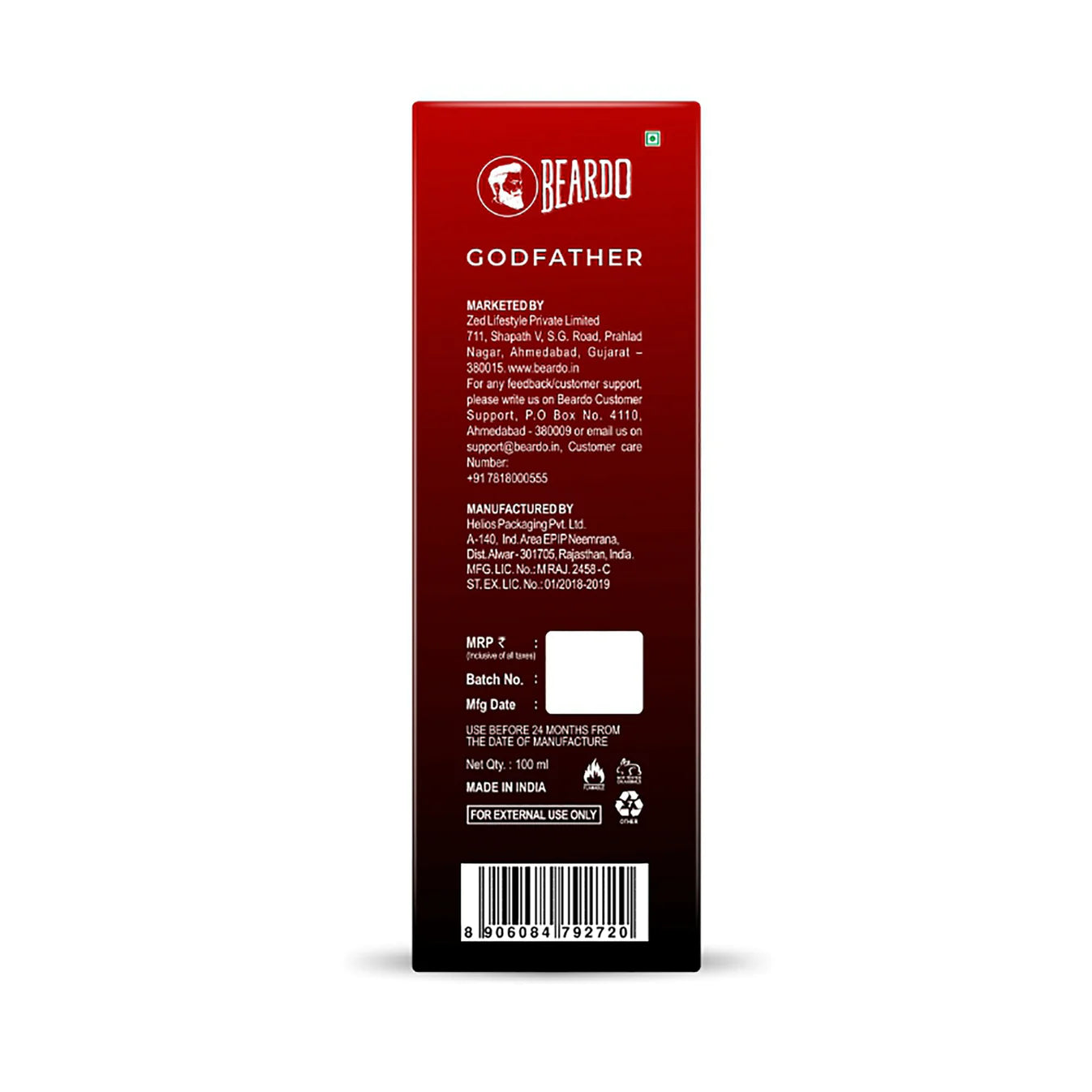 Beardo Godfather Perfume EDP 100ml