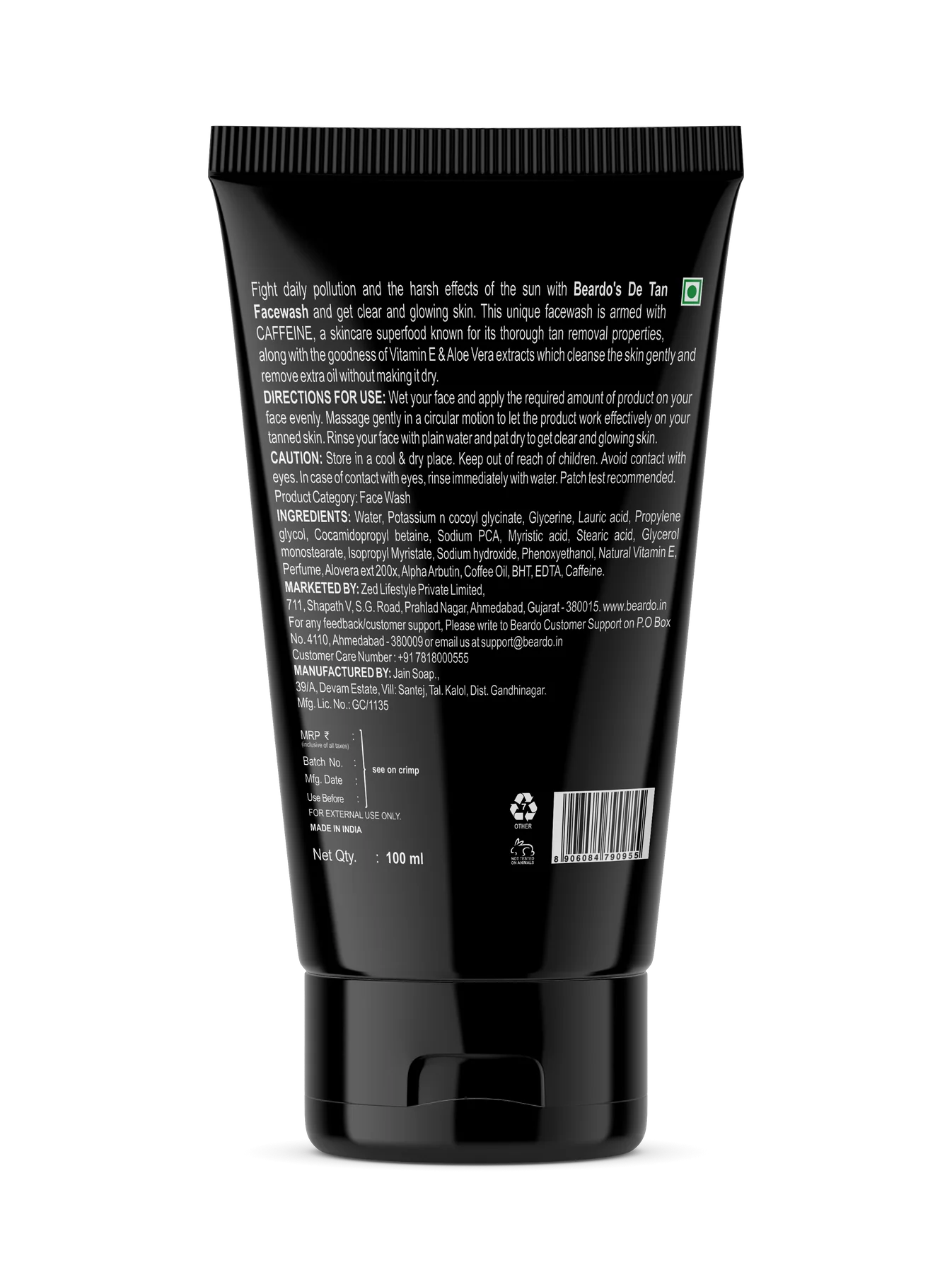 Beardo De-Tan Bodywash & De-Tan Facewash Combo