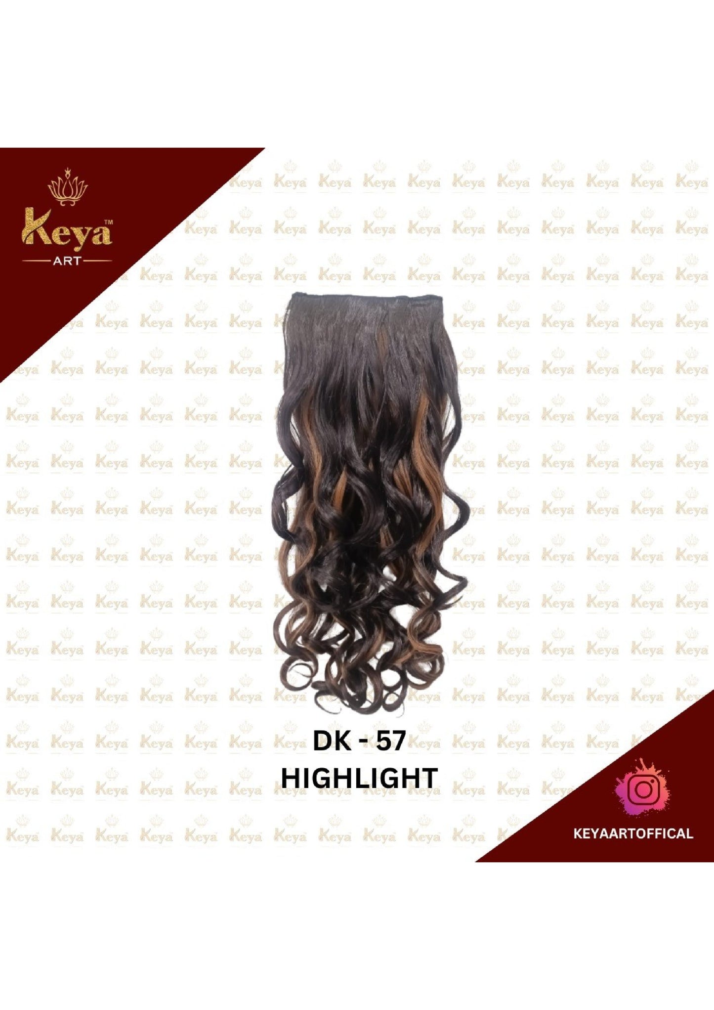 KEYA HAIR EXTENSION DK-57