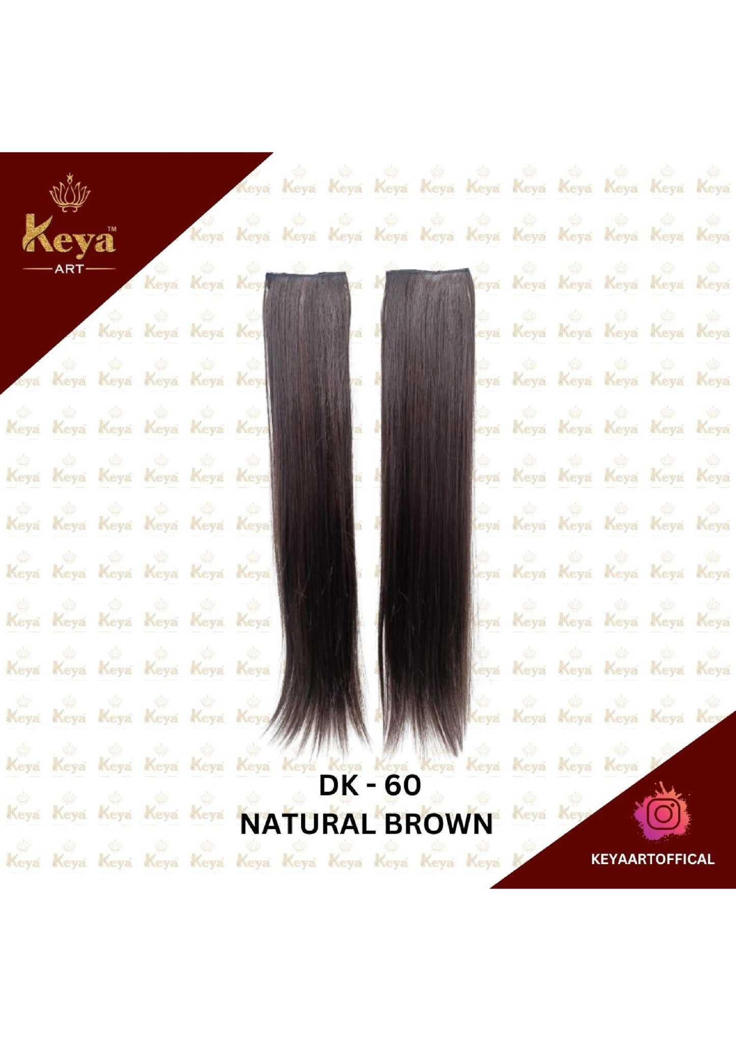 KEYA HAIR EXTENSION DK-60