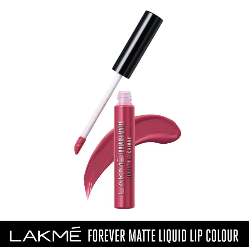 Lakme Forever Matte Liquid Lip Color - PINK PUNCH