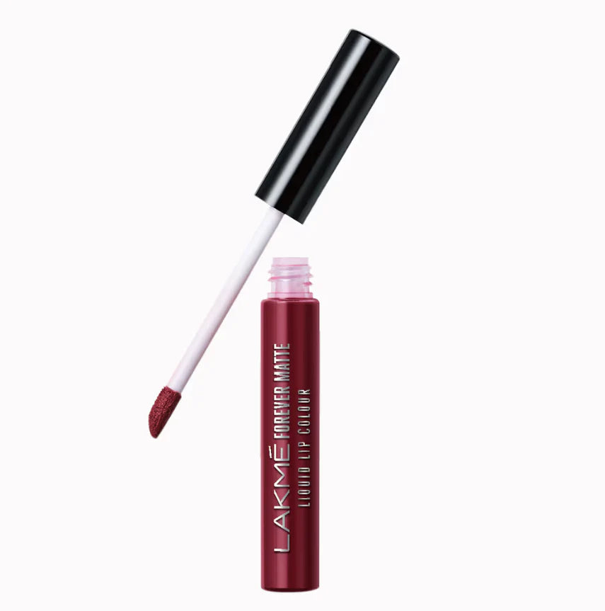 Lakme Forever Matte Liquid Lip Color Red Sangria