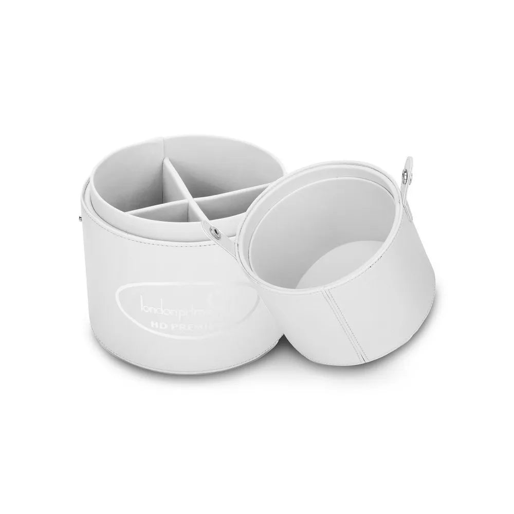 London Prime Cosmetics Brush Holder Cylinder Shaped - White (Large)