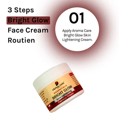 AROMA CARE BRIGHT GLOW SKIN LIGHTENING FAIRNESS CREAM 25GM