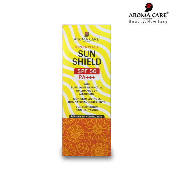 Aroma Care Essentials Sun Shield SPF 50 PA+++ (For Dry To Normal Skin)