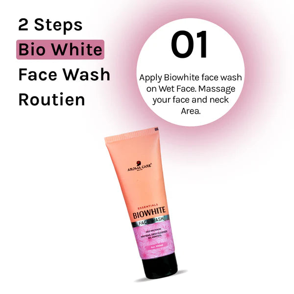AROMA CARE BIO WHITE FACE WASH 100ml