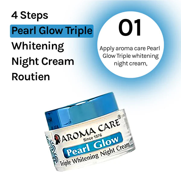Aroma Care Pearl Glow Triple Whitening Night Cream 15gm