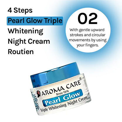 Aroma Care Pearl Glow Triple Whitening Night Cream 15gm