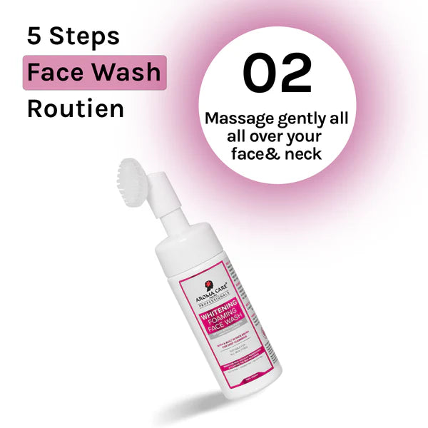 AROMA CARE WHITENING FOAMING FACE WASH 150ML