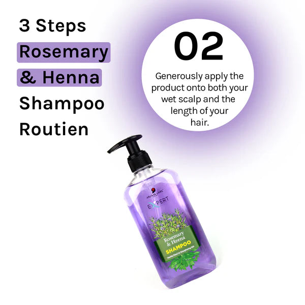AROMA CARE ROSEMARY & HENNA SHAMPOO 320ML