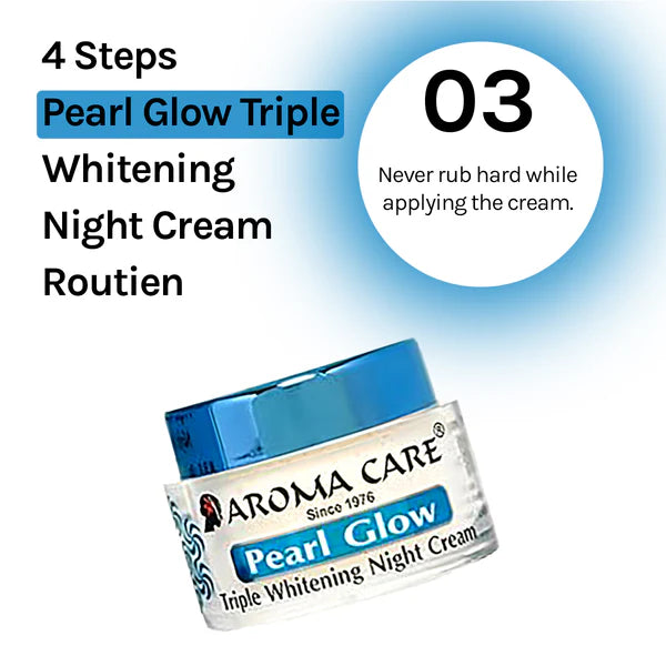 Aroma Care Pearl Glow Triple Whitening Night Cream 15gm