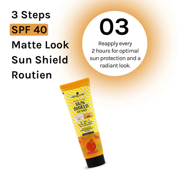 Aroma Care Sun Shield UV Safe SPF 40 3-in-1 Sun Screen