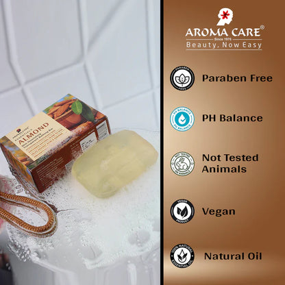 AROMA CARE ALMOND SKIN NOURISHING SOAP 100GM