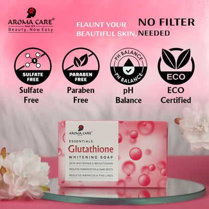 AROMA CARE GLUTATHIONE WHITENING SOAP 100GM