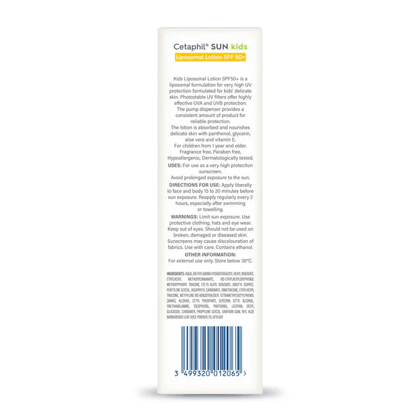Cetaphil Sunscreen SPF 50+ for Kids (150ml)