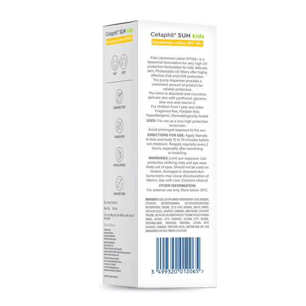 Cetaphil Sunscreen SPF 50+ for Kids (150ml)