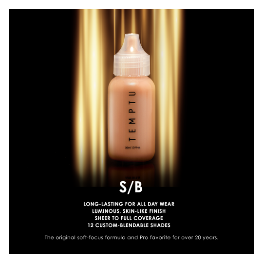 Temptu Pro Silicon Based S/B FOUNDATION (Toffee)7.5ml Mall of Salon Pro