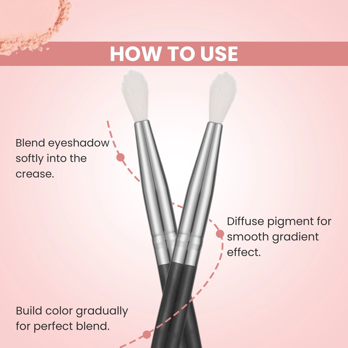 London Prime HD Diffused Crease Brush [LP336]
