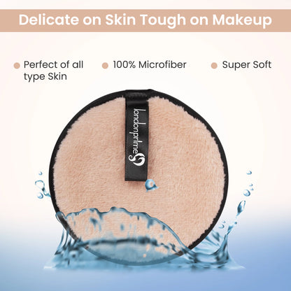 London Prime Reusable Makeup Remover Pad Pro - Caramel Brown