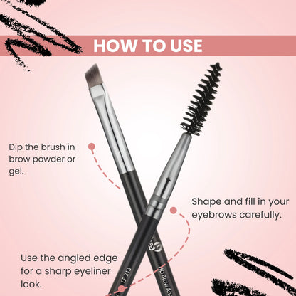 London Prime Brow And Eye Angular Brush [LP 313]