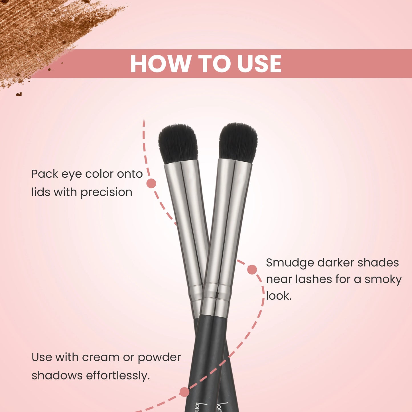 London Prime Small Eye Shadow Brush [LP 318]