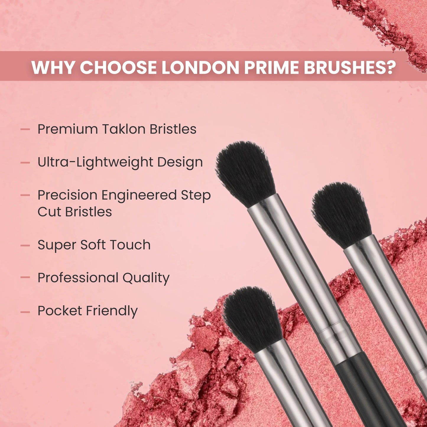 London Prime Pointed Eyeshadow Brush [LP 327]