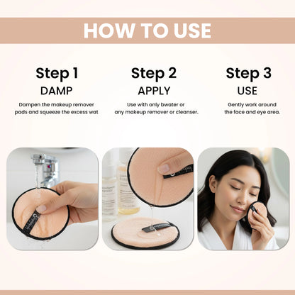 London Prime Reusable Makeup Remover Pad Pro - Caramel Brown