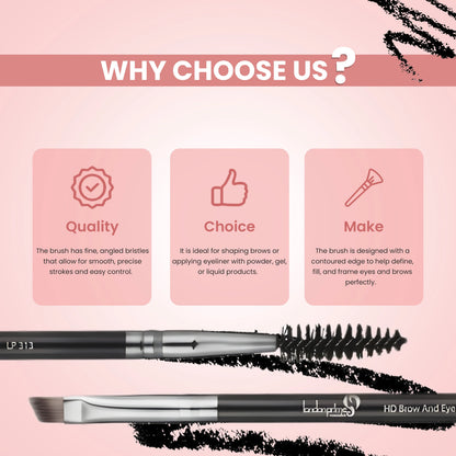 London Prime Brow And Eye Angular Brush [LP 313]