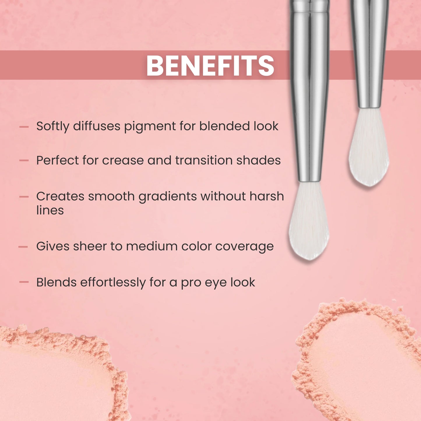 London Prime HD Diffused Crease Brush [LP336]