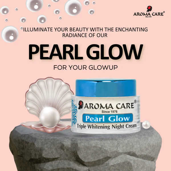 Aroma Care Pearl Glow Triple Whitening Night Cream 15gm