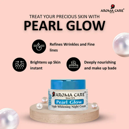 Aroma Care Pearl Glow Triple Whitening Night Cream 15gm