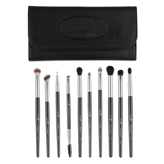 London Prime HD Eye Essential Brush Set 10 Pcs