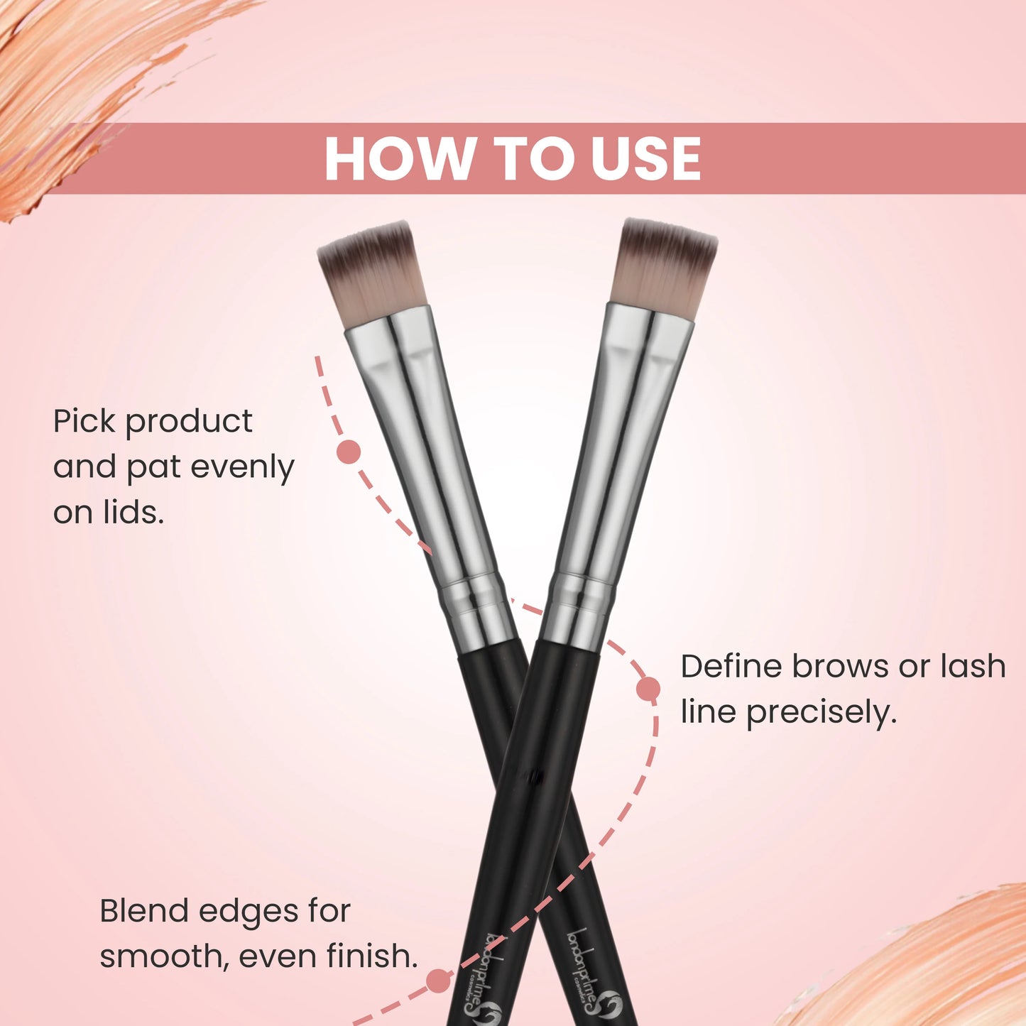 London Prime Flat Eyeshadow Brush [LP 328]