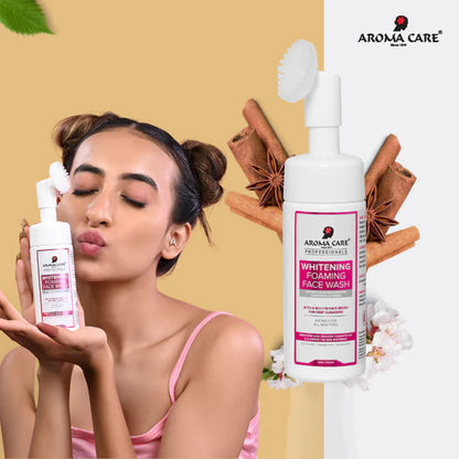 AROMA CARE WHITENING FOAMING FACE WASH 150ML