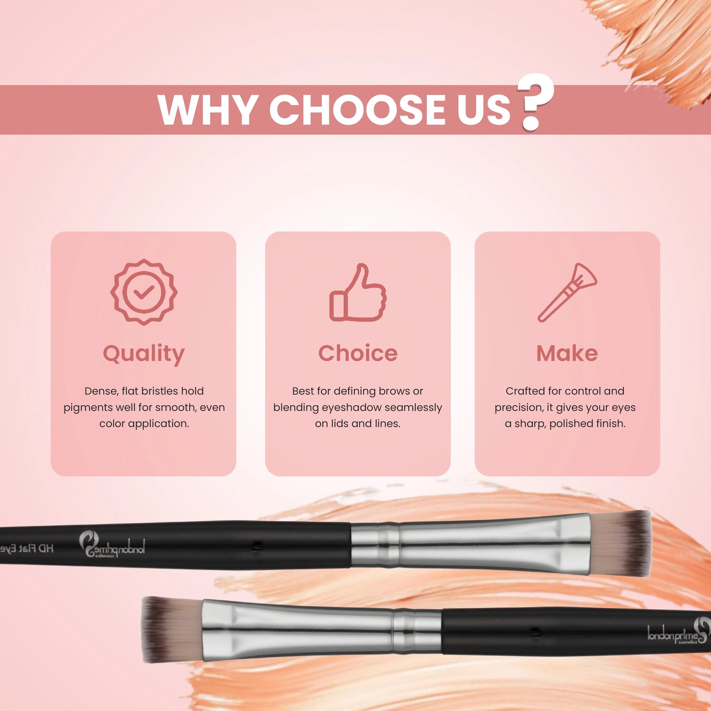 London Prime Flat Eyeshadow Brush [LP 328]