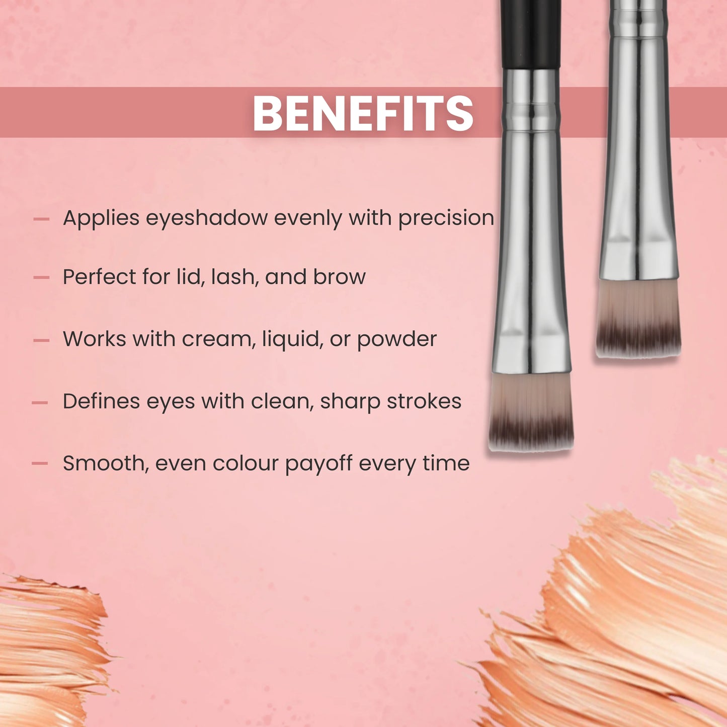 London Prime Flat Eyeshadow Brush [LP 328]