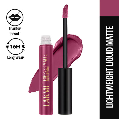Lakme Forever Matte Liquid Lip Color - FUCHSIA CHIC