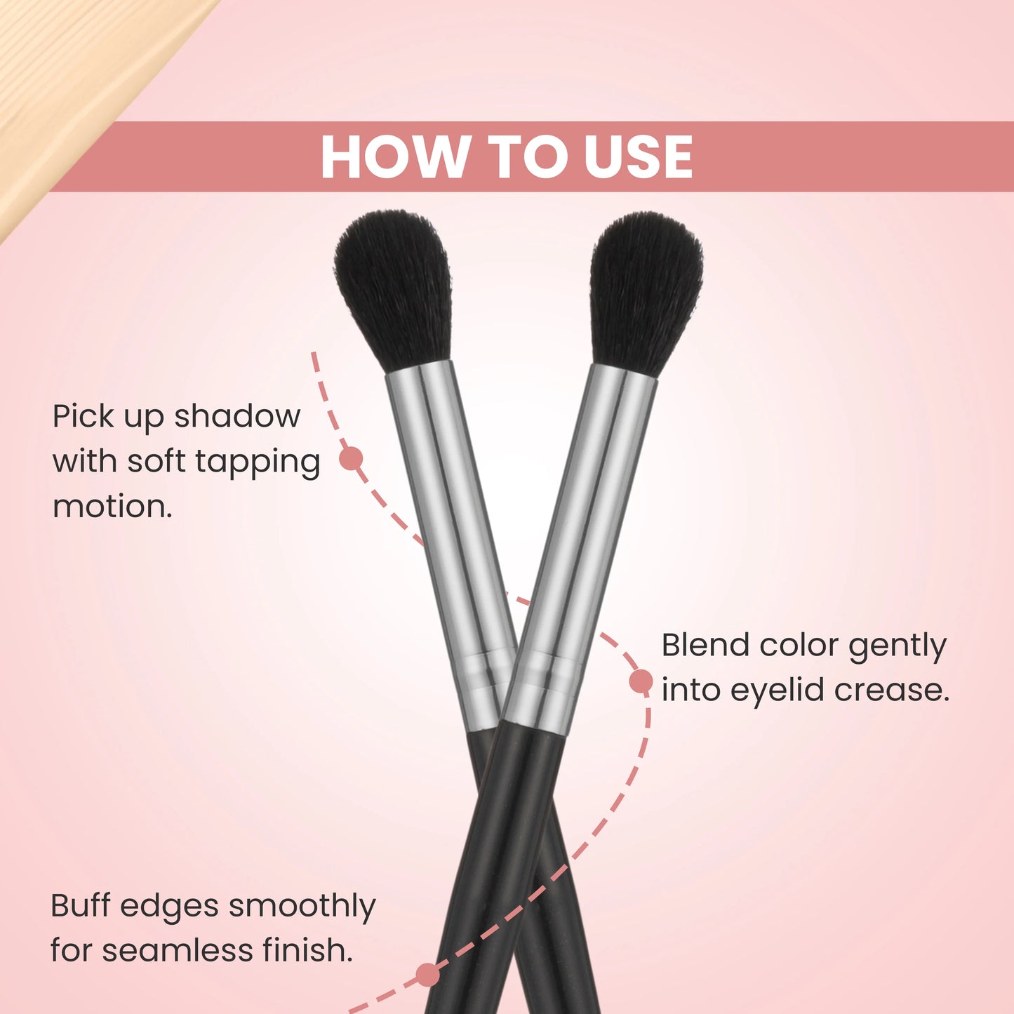 London Prime Eye Shadow Buffing Brush [LP 317]