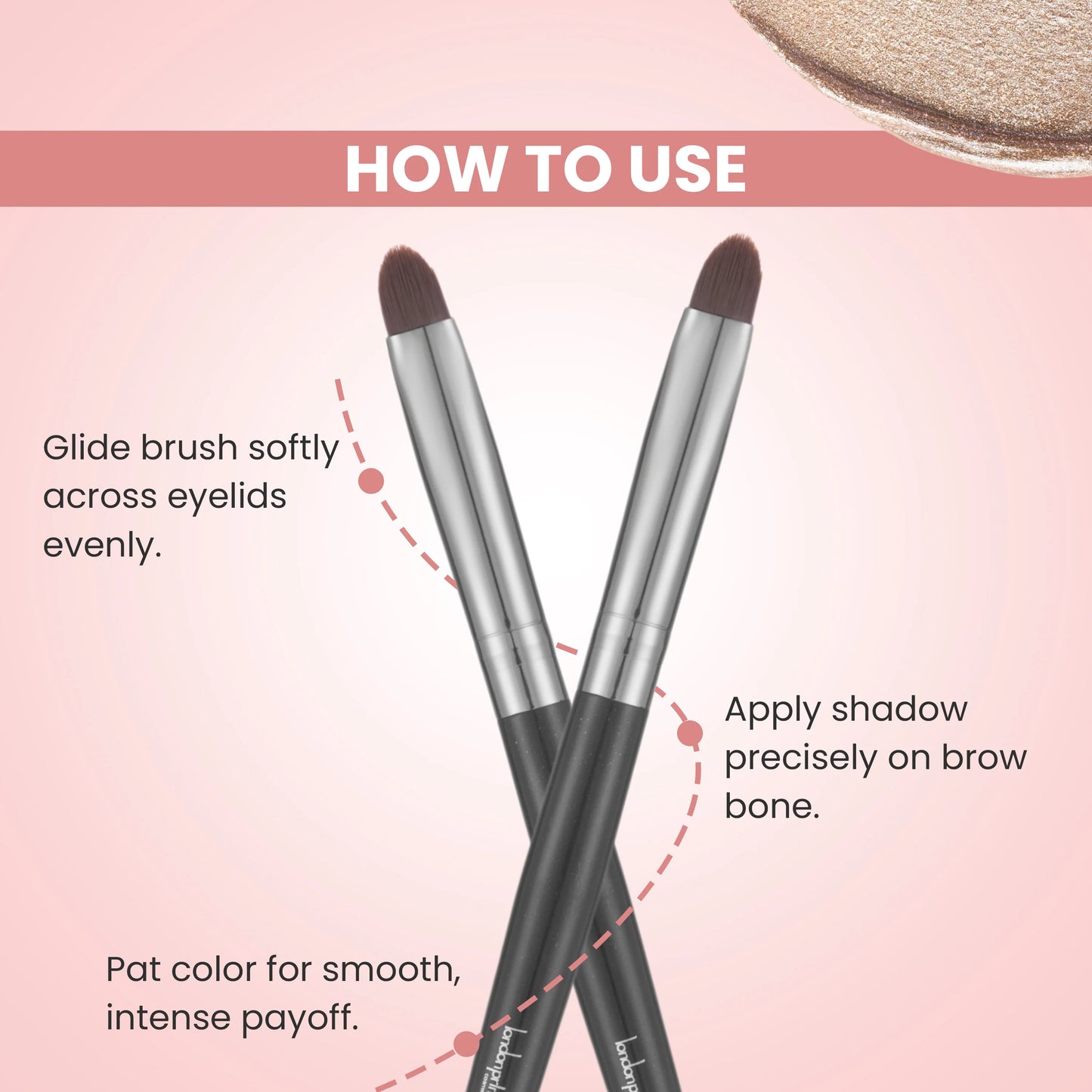 London Prime HD Eyeshadow Applicator [LP324]