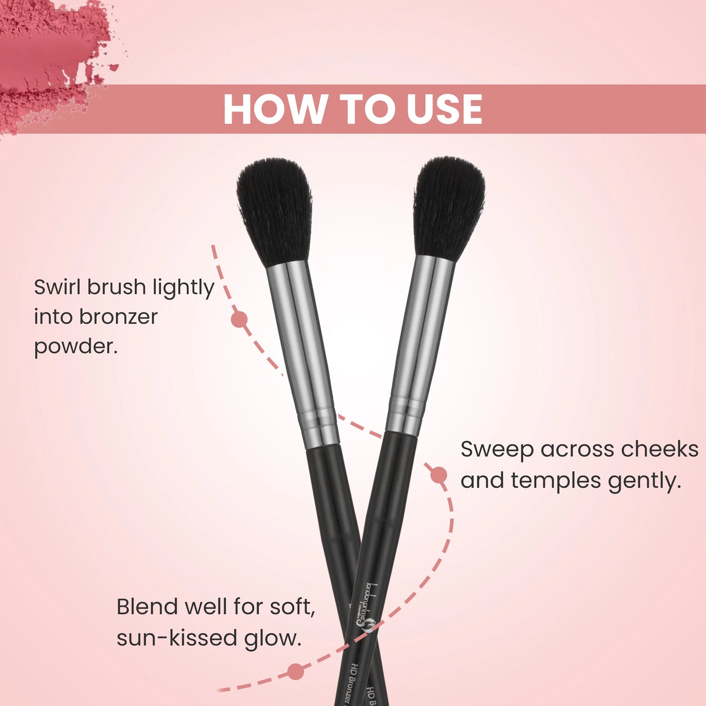 LONDON PRIME HD BRONZER BRUSH NO : 326