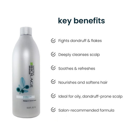 MATRIX BIO ADV SCALPPURE DANDRUFF SHAMPOO 1000ML