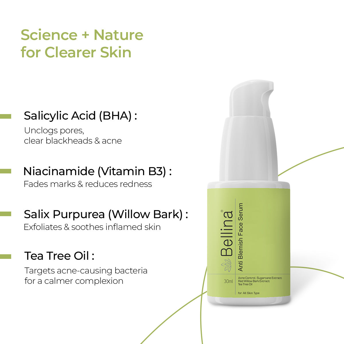 BELLINA ANTI BLEMISH FACE SERUM